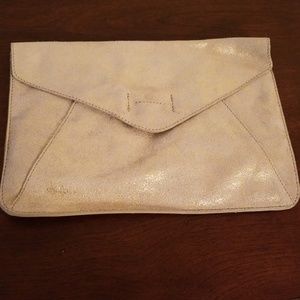 GAP Clutch - genuine leather/suede NWT
